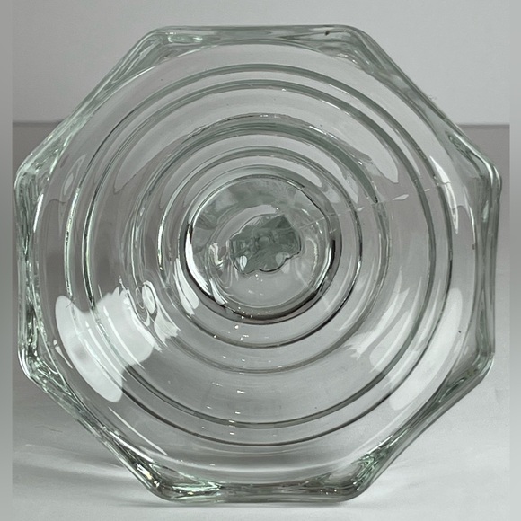 Vintage Home Interiors Glass crucifix taper candle holder - Picture 6 of 9